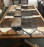 Gaucho Large Cowhide Table Runner 7' x 14"