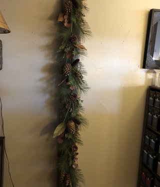 Sullivans Earthy Delight Pine Garland 6' GD1340