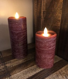Sullivans Frosted Candle - Pomegranate - 3x7*****