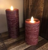 Sullivans Frosted Candle - Pomegranate - 3x5