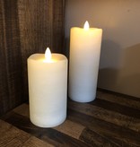 Sullivans Frosted Candle - Cream - 3x5