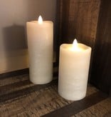 Sullivans Frosted Candle - Tan - 3x7*****