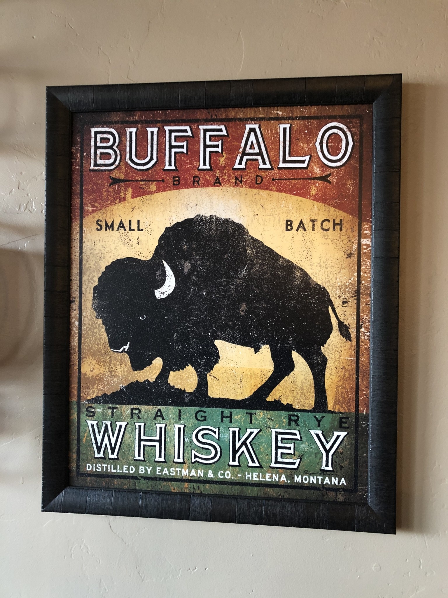 TAC Buffalo Whiskey 21 x 29.75