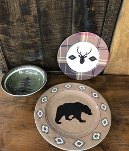 Hiend Aztec Bear Melamine Bowl