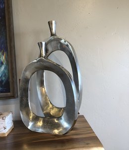 Uttermost Cierra Vases in Textured Nickel, set 2 Uttermost Cierra Vases in Textured Nickel, set 2