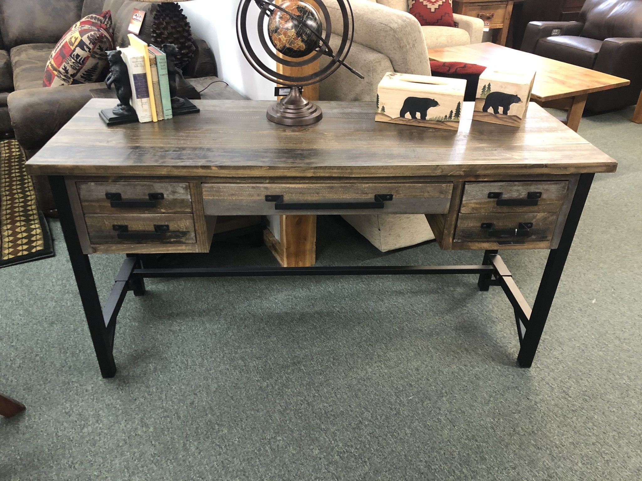 IFD 6441 Loft 5 Dwr Desk - 61x22x31