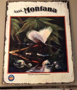 Classic Outdoor Magazines #31  Montana Fly 12x15 Metal Sign
