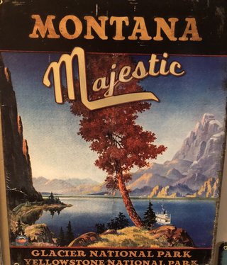 Classic Outdoor Magazines #38 Montana Majestic 12x15 Metal Sign