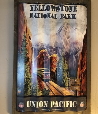 Classic Outdoor Magazines #37  Union Pacific to Yellowstone 16x24 Corrugated