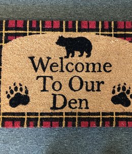 Park Design Welcome to Our Den Door Mat