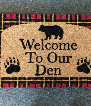 Park Design Welcome to Our Den Door Mat