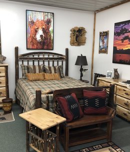 ALBC 6 Drawer Hickory Dresser