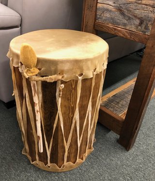 Kevan Peterson Medium Drum Side Table 19" x 24"H