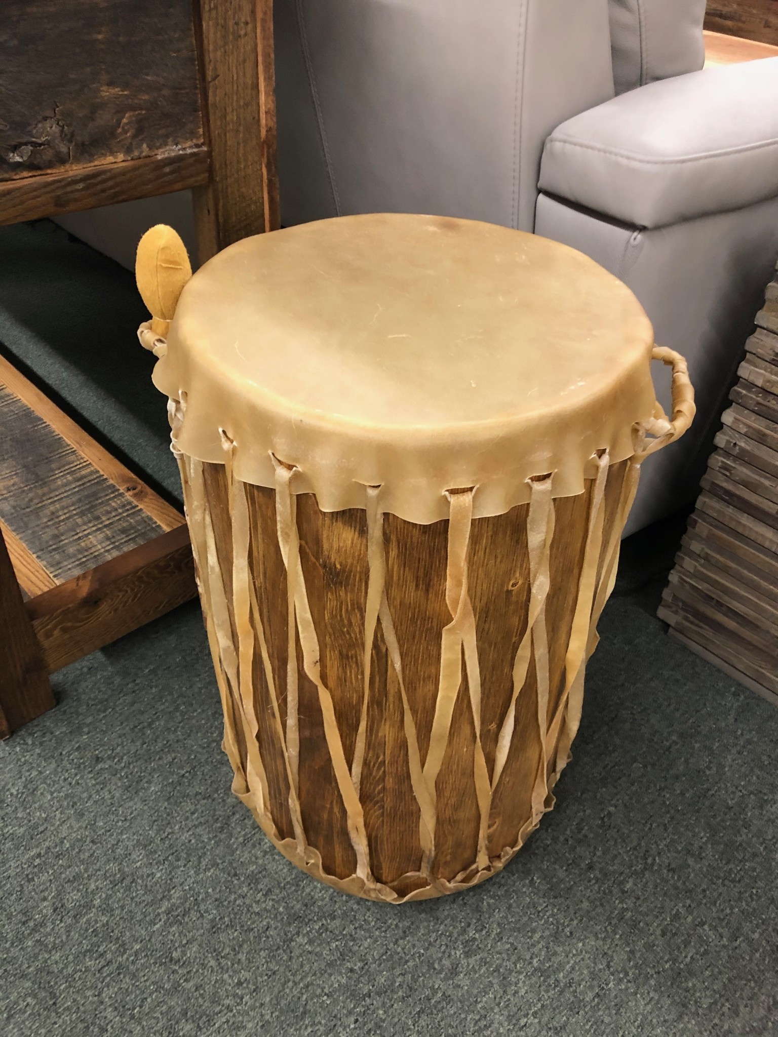 Kevan Peterson Medium Drum Side Table 19" x 24"H