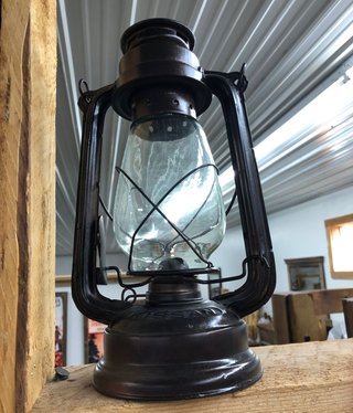 Uma Metal & Glass Lantern (46696)