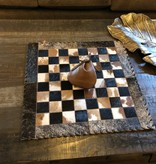 Gaucho Cowhide Checkerboard