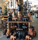 Wood Carving Outlet 10-12" Carved Sitting Bear