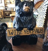 Wood Carving Outlet Regular Carved Welcome Bear