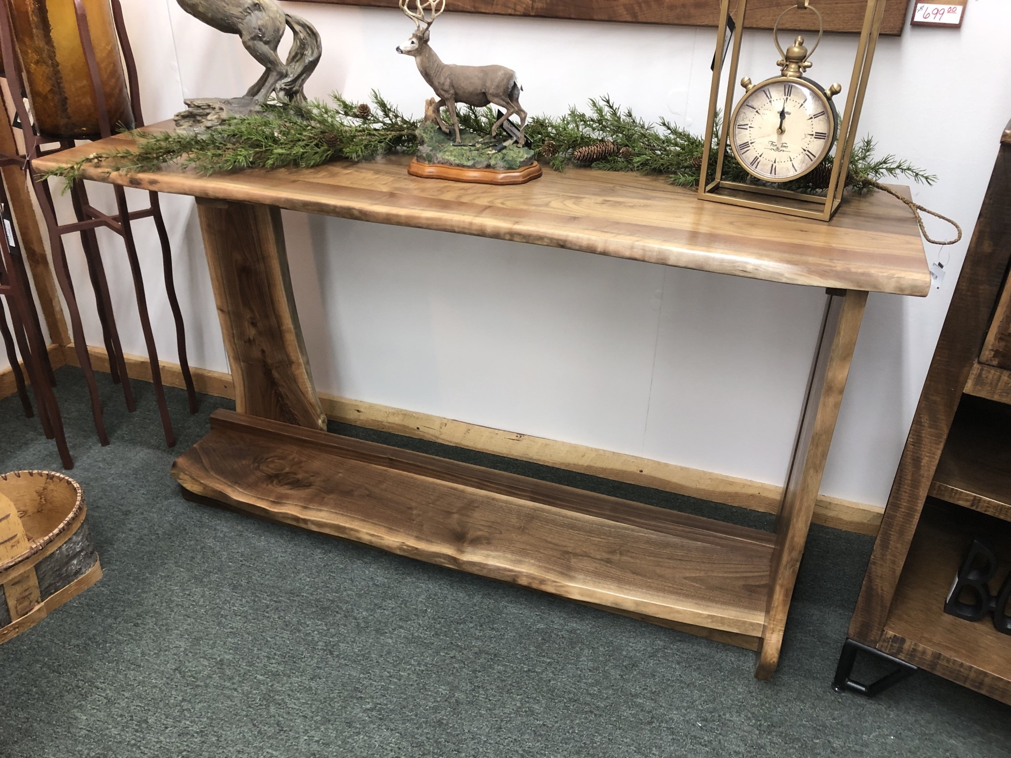 Green Gables Taos Sofa Table w/Shelf 60x18x33H*****