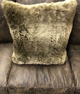 Hiend Wolf (Faux) Pillow  22x22