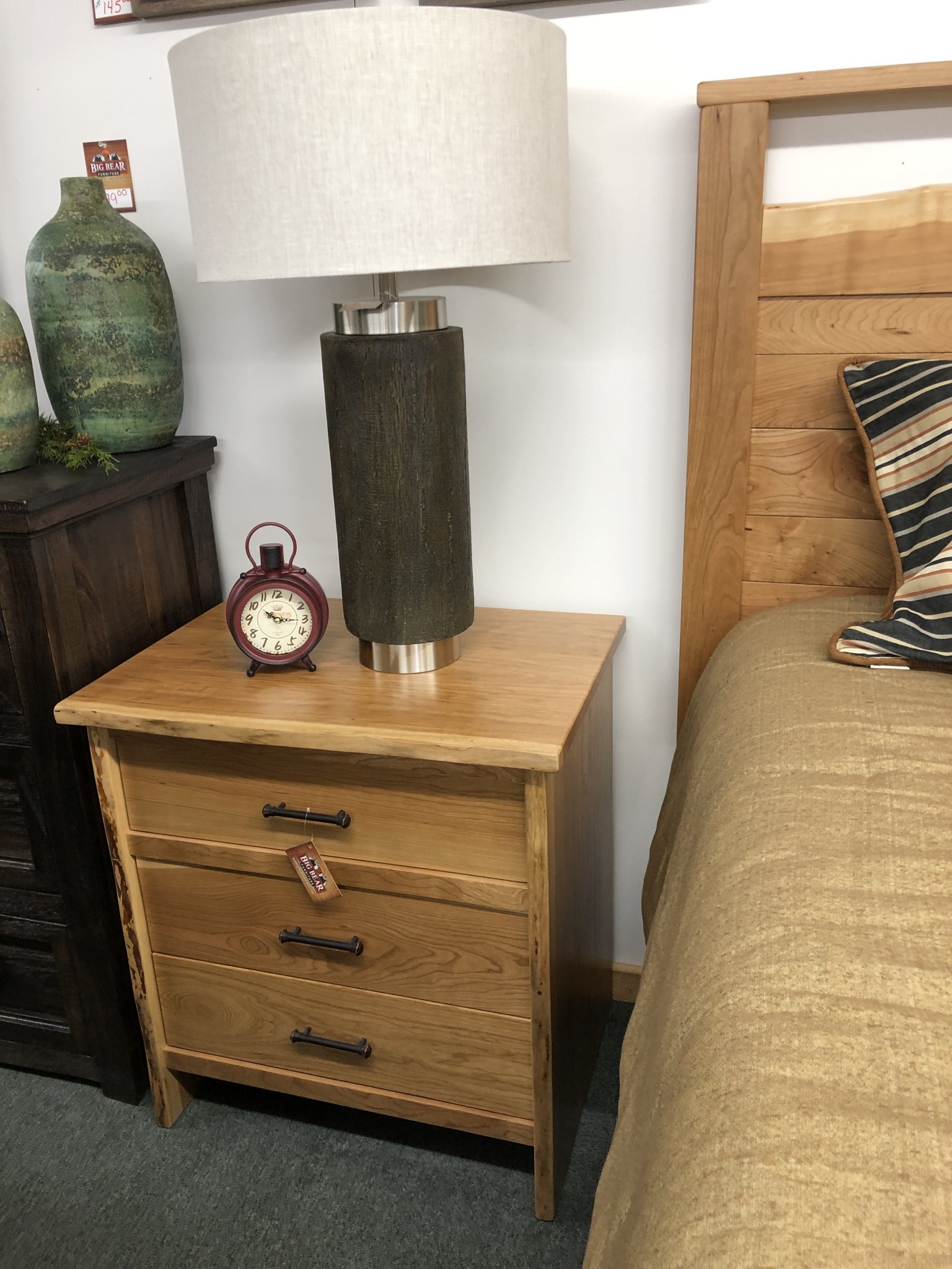 Green Gables Kettle Creek 3 Drawer Nightstand 30x28x20