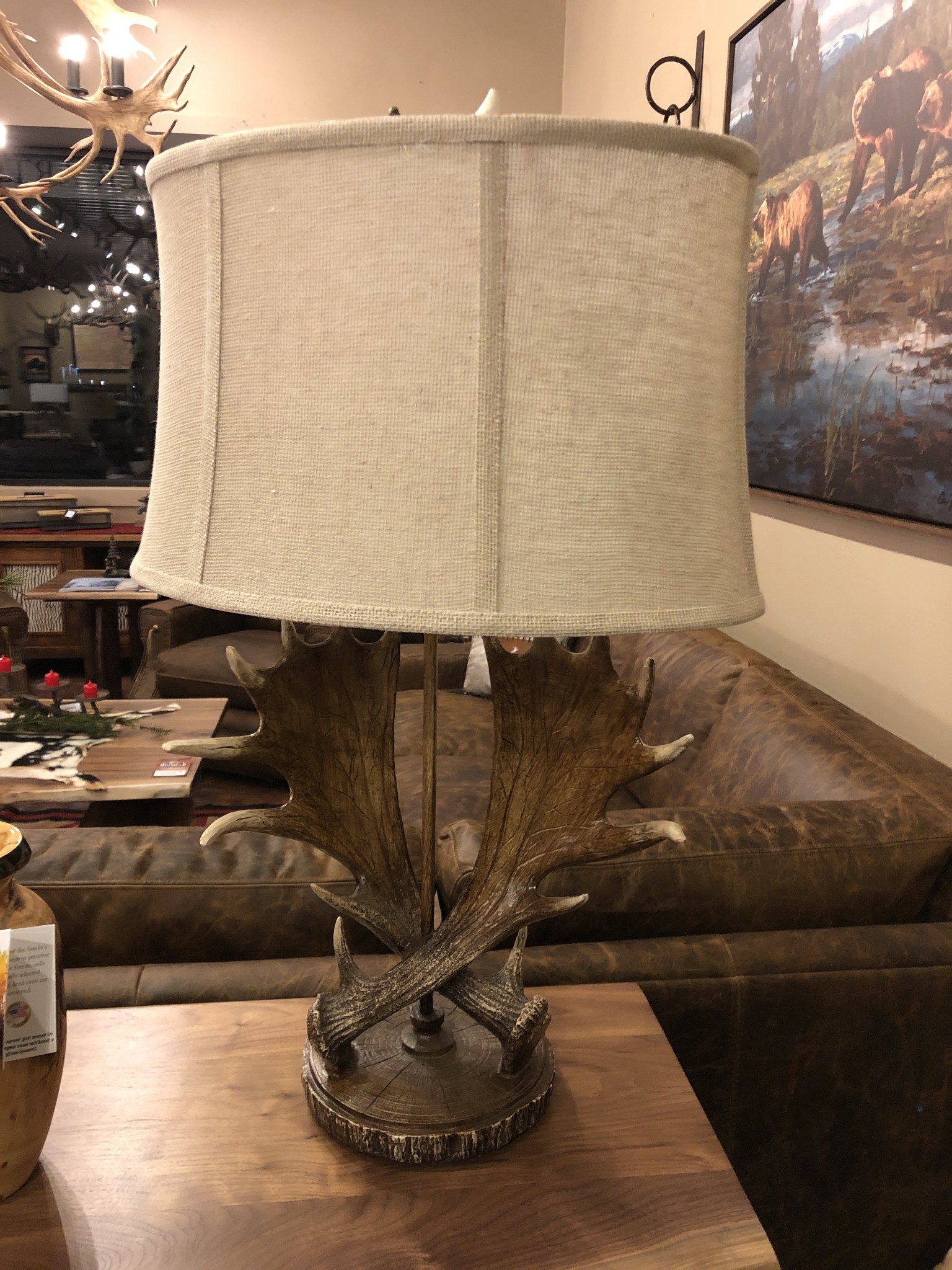 Crestview Moose Run (Antler) Table Lamp