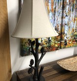 Crestview Pioneer Pinecone Table Lamp