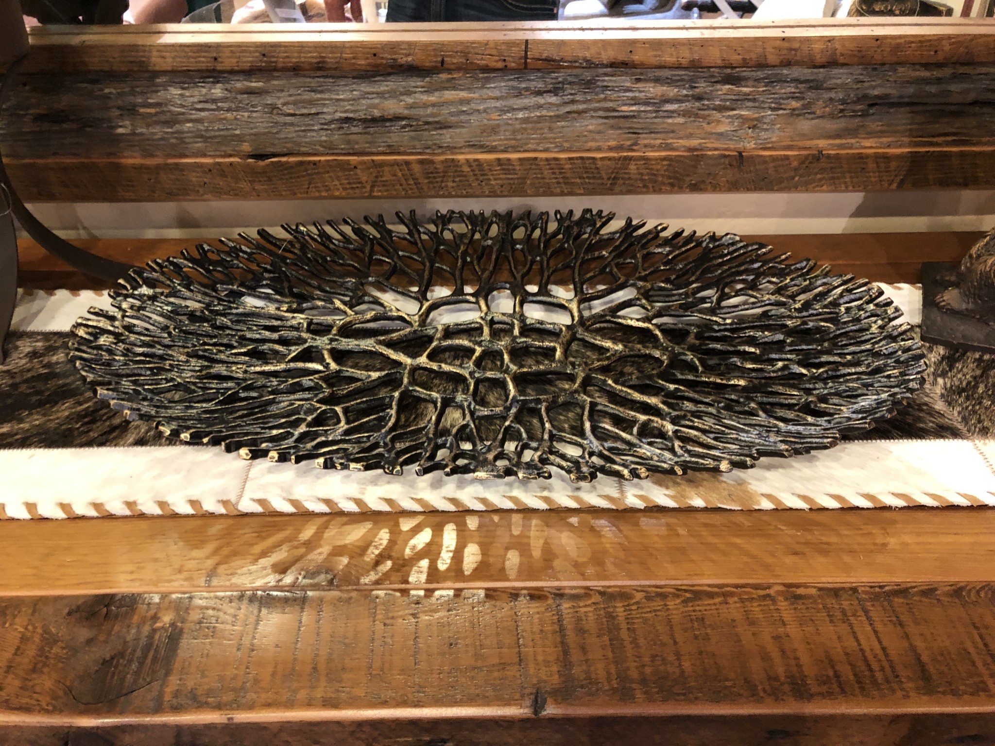 Crestview Tree Branch Decorative Plate 24x13.5x2