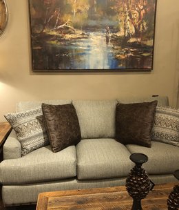 IMF 1327N-70 Sawtooth Sofa  82L x 39H x 39D