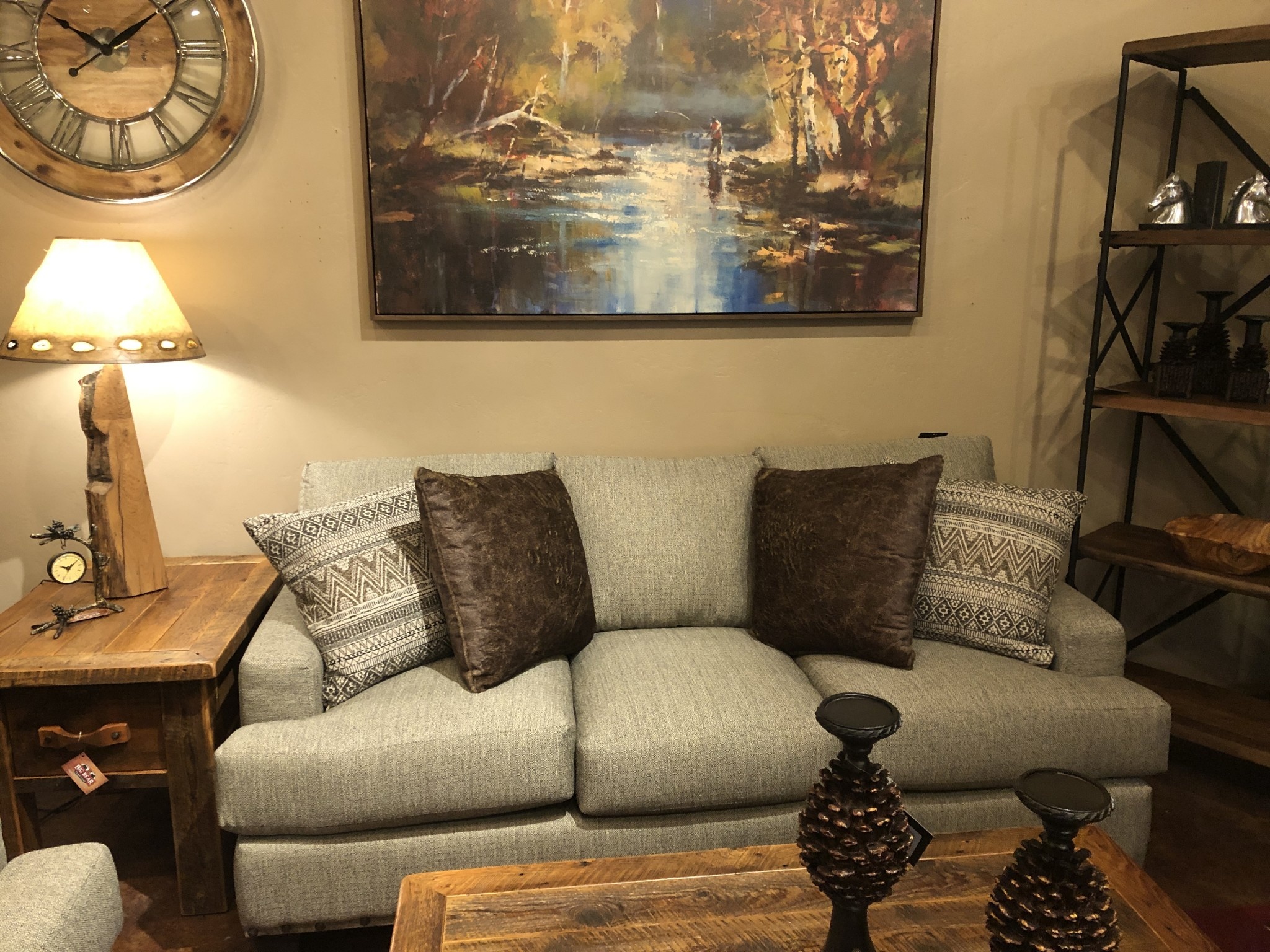IMF 1327N-70 Sawtooth Sofa  82L x 39H x 39D
