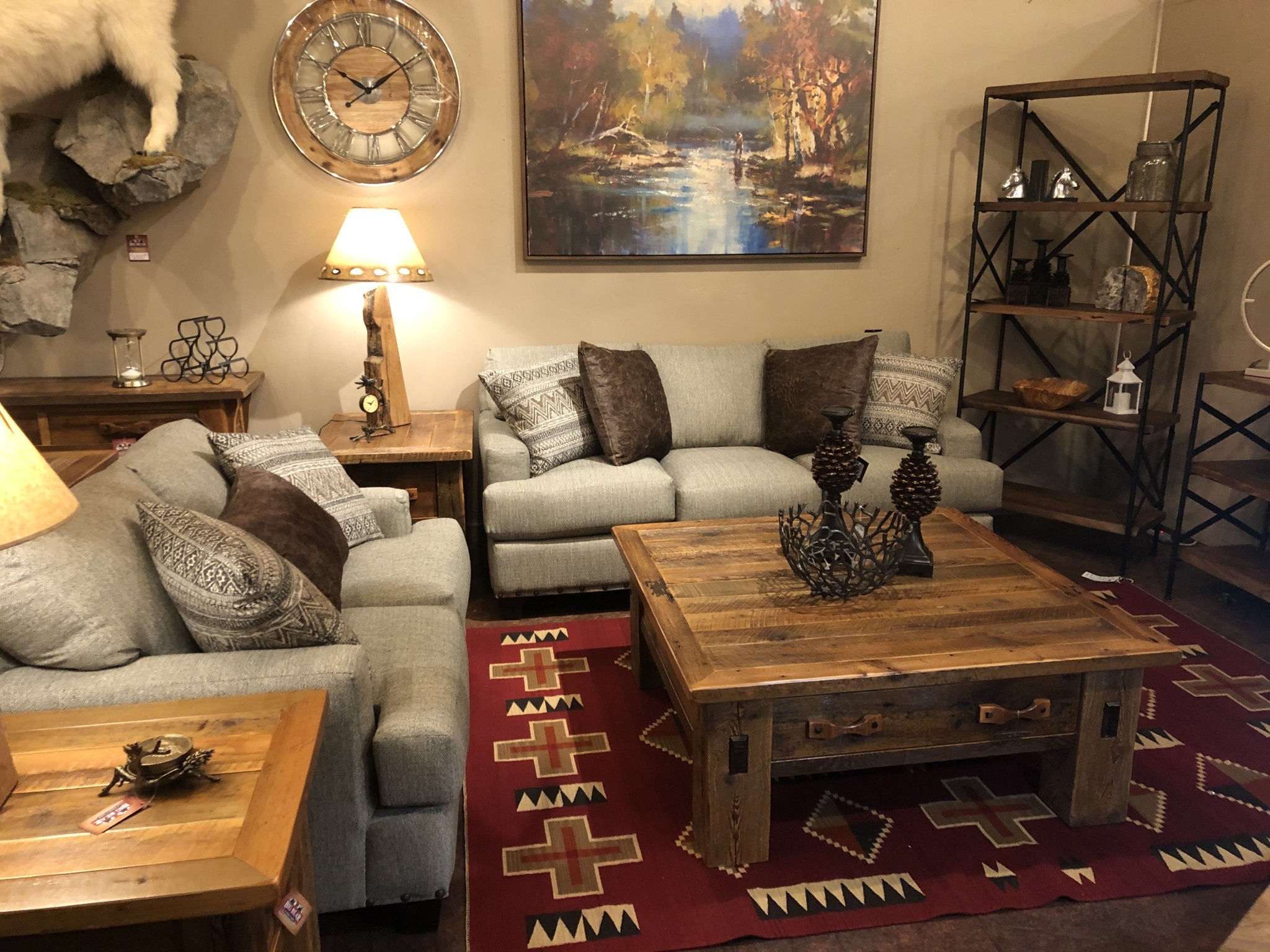 IMF 1327N-50 Sawtooth Loveseat 54L x 39H x 39D