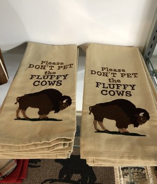 Park Design Fluffy Cow Dishtowel