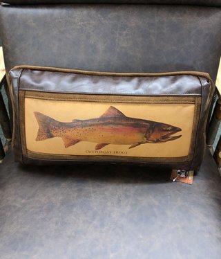 Sweetwater Trading Co Cutthroat Trout Lumbar Pillow