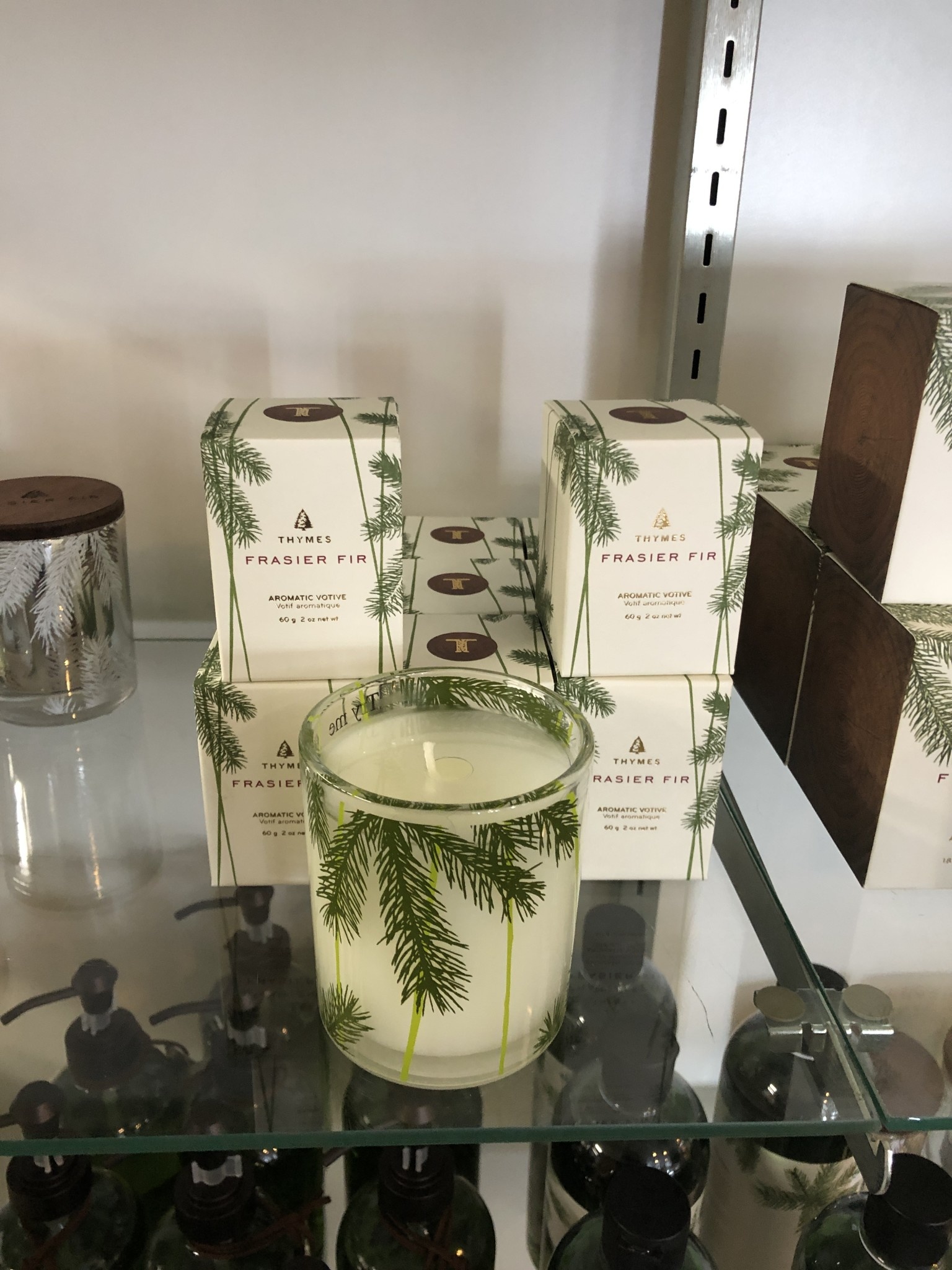 Frasier Fir FF Pine Needle Votive Candle, Single