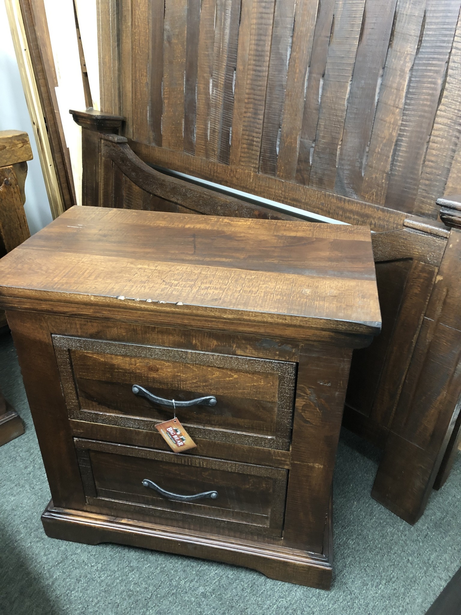 IFD 1200 Madiera 2 Drawer Nightstand 29x17x26.5H