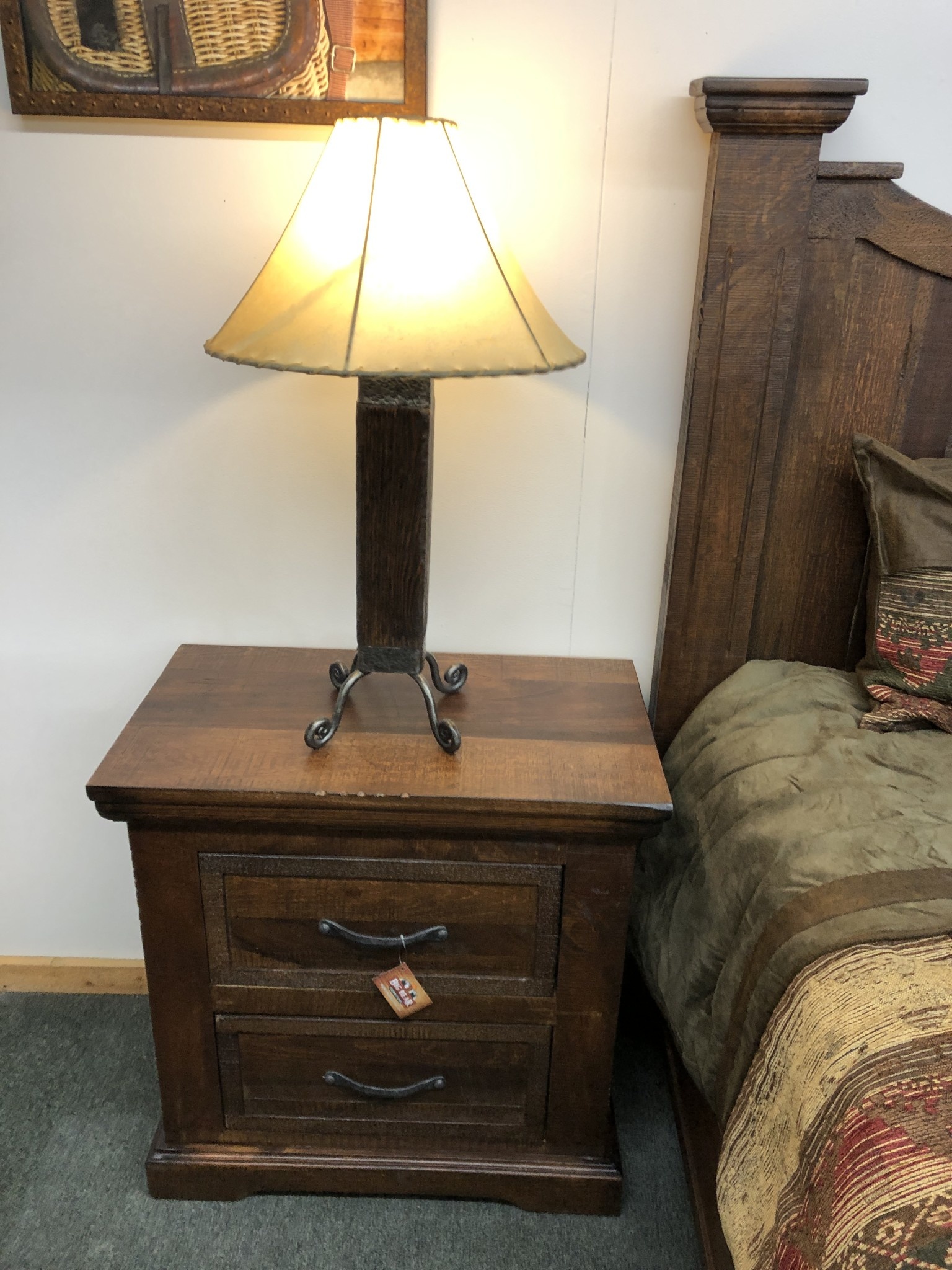 IFD 1200 Madiera 2 Drawer Nightstand 29x17x26.5H