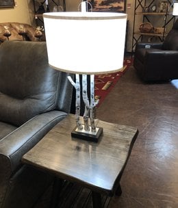 pacific coast White Forest Table Lamp  10x16x30.25