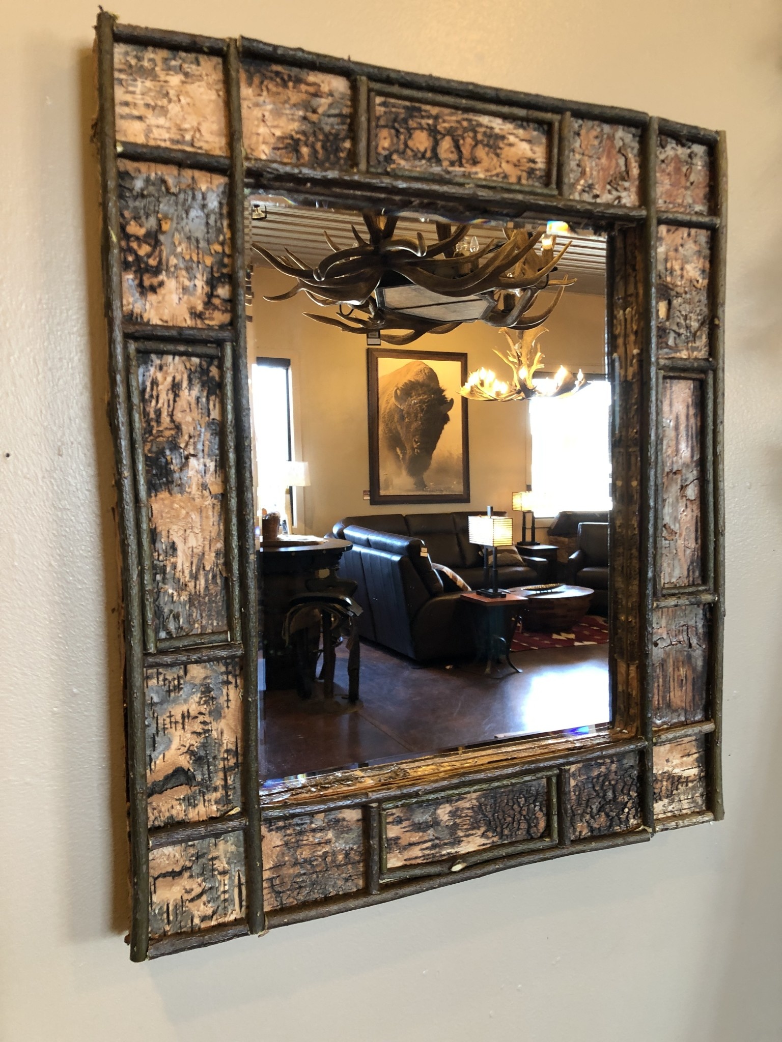 Dalin Enterprises Birch Wood Mirror  22x26