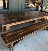 Stevenz Company 9' Reclaimed Redwood Harvest Table