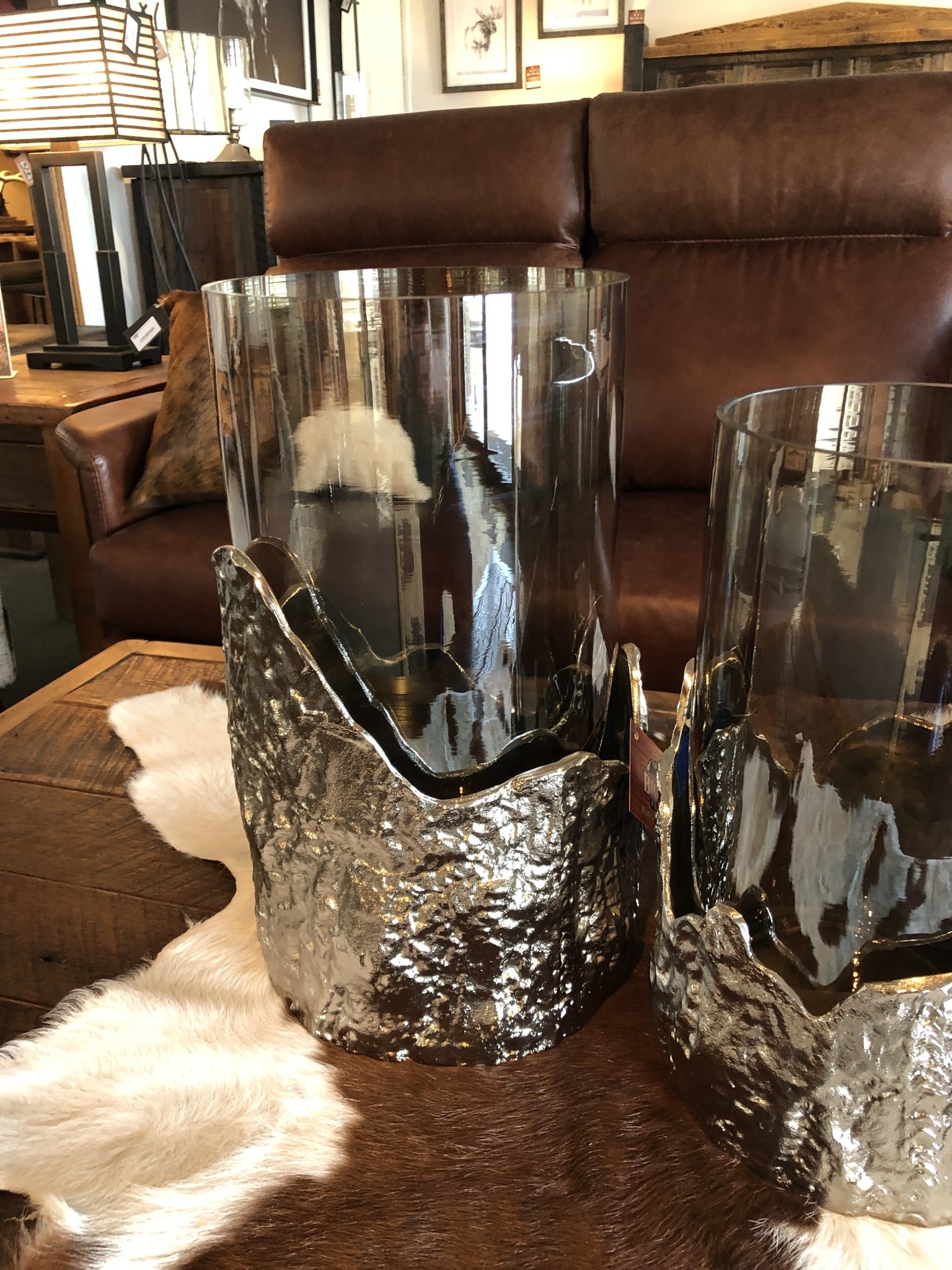 Crestview Kiera MEDIUM Candleholder 13"H