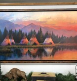 Colt Idol "Stillwater Sundown" Framed 64W x 40H