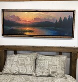 Colt Idol "Just Around the Bend" Framed 64W x 24H