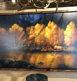 Colt Idol "The Challenger" Framed 76W x 44H (Elk)