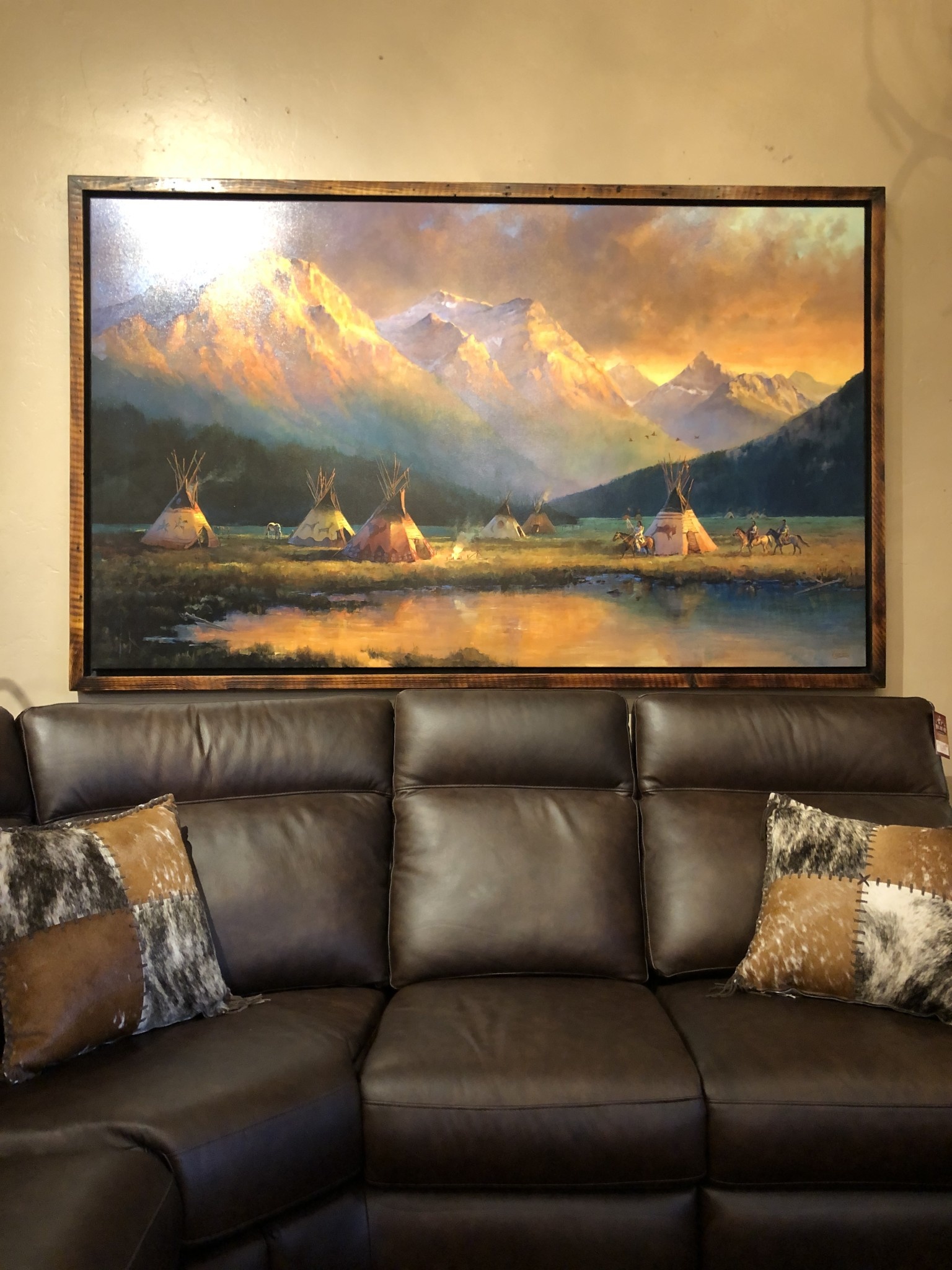Colt Idol "Valley of the Protector" Framed 84W x 52H