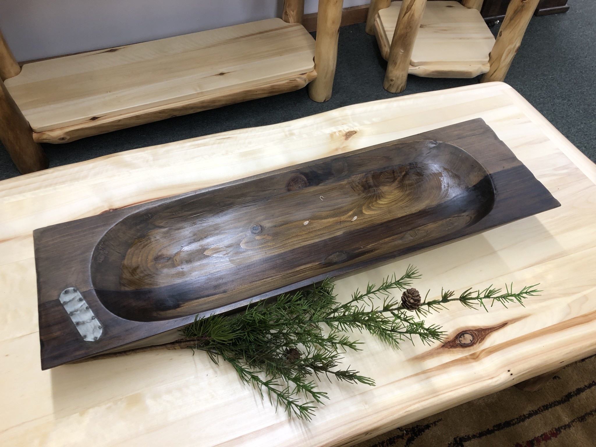 Uttermost Dough Bowl 30L x 3H x 9D