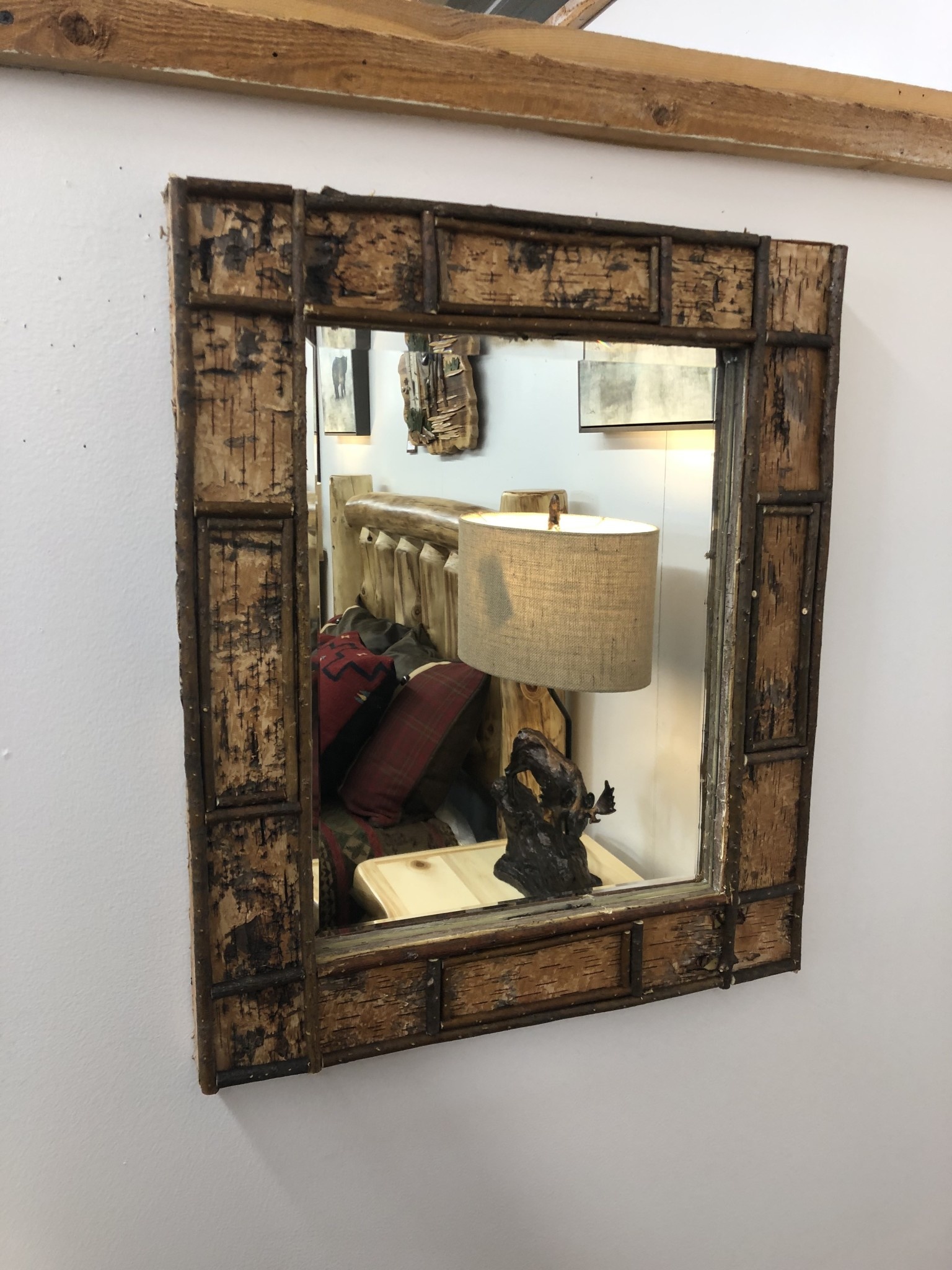 Dalin Enterprises Birch Wood Mirror  22x26