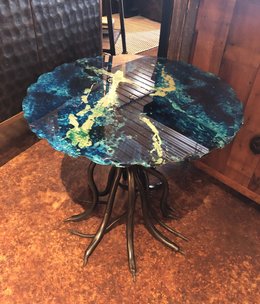 Artisans Sergio Bueno Painted Table