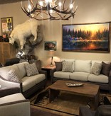 IMF 1318T-70  Moccasin Sofa 85L x 36H x 39D