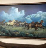 Colt Idol Into the Wild Blue Yonder Framed 51.75x33.75 (Horses)