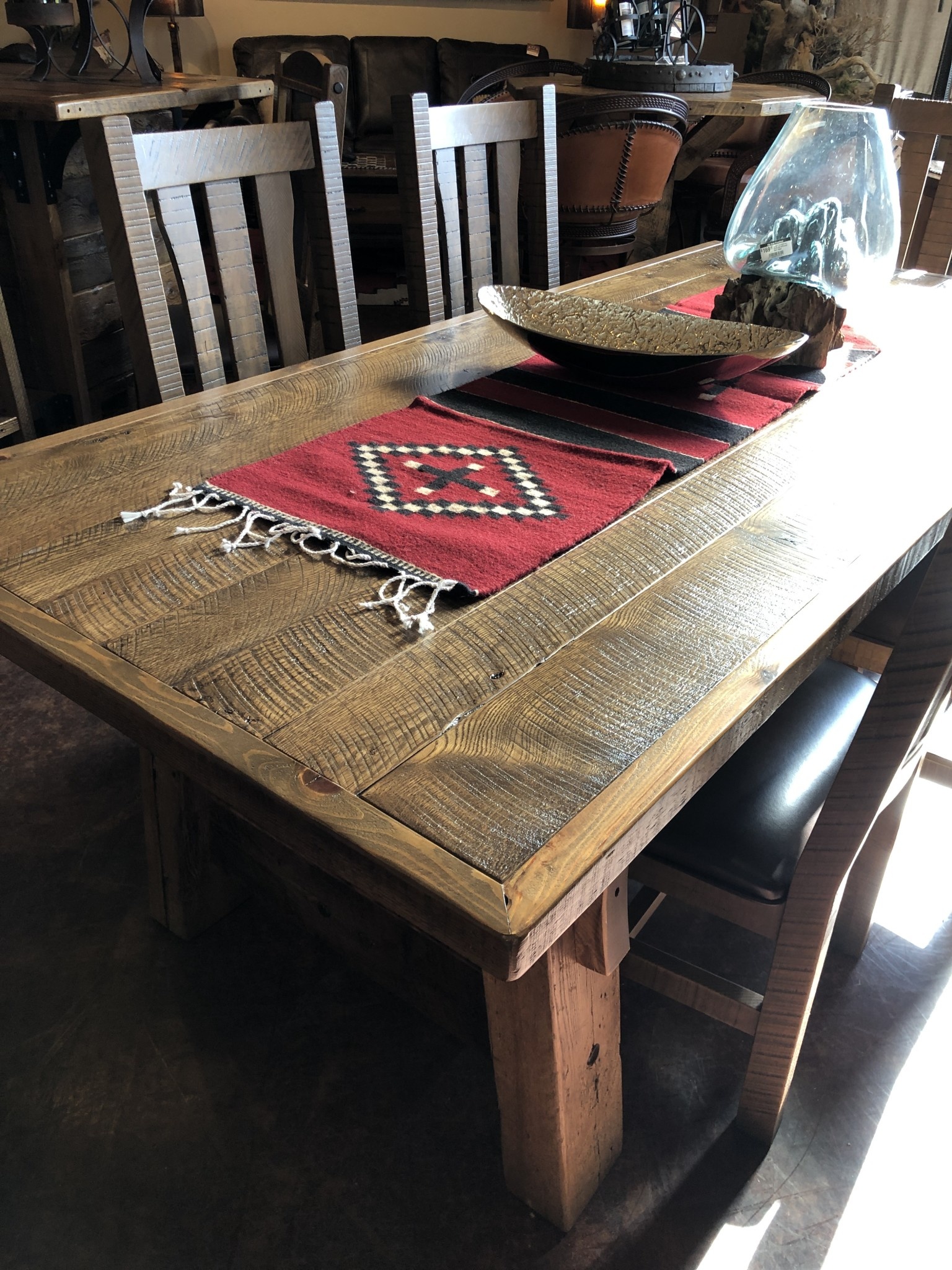 Green Gables Mossy Oak Royal Mission 7' Dining Table